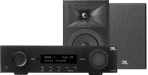 JBL MA510 Noir + JBL Stage 240B Noir Récepteur avec connexion réseau