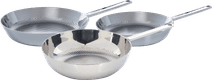 BK Conical Koekenpannenset 24 + 28 cm + Wokpan 30 cm Wokpan