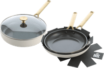 BK Sublime Koekenpannenset 24 + 28 cm + Hapjespan 28 cm Sauteerpan voor inductie