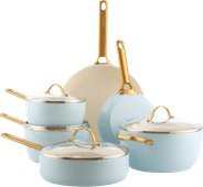 Greenpan Padova Reserve Pannenset 10-delig Light Blue Steelpan