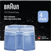 Braun Clean & Renew Refill Cartridge CCR 4 Pièces Nettoyant pour rasoir