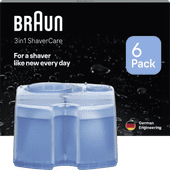 Braun Clean & Renew Refill Cartridge CCR 6 Pièces Nettoyant pour rasoir