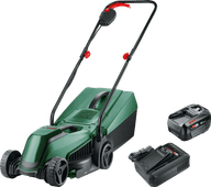 Bosch EasyMower 18V-32-200 (zonder accu) + Bosch Starterset 18V 4,0 Ah Bosch accu grasmaaier
