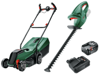 Bosch CityMower 18V-32 + Bosch EasyHedgeCut 18-45 LI + Bosch Starter Set 18V 4.0Ah 