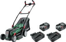 Bosch UniversalRotak 18V-37-550 4,0 Ah Accu (4x) Starterspakket Accu grasmaaier