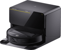 Roborock Saros Z70 R&D Black Robot vacuum with cleaning station
