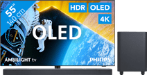 Philips 55OLED809 - Ambilight (2024) + JBL Bar 800 Zwart Philips Ambilight OLED 8 serie tv