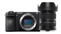 Sony A6700 + Sigma 18-50mm f/2.8 DC DN Contemporary Camera met microfoonaansluiting
