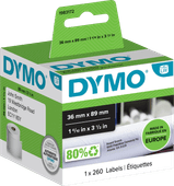 DYMO LabelWriter Adres Etiket 36x89mm 260 stuks Label