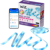 WiZ RGB Light Strip - Colored Light - 30m Smart light including fixture
