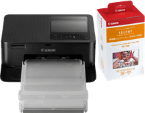 Canon SELPHY CP1500 Zwart + Canon RP-108 Inkt Cassette/Papier Set 108 vel Pocket printer