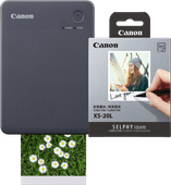 Canon SELPHY QX20 Black + Canon Paper XS-20L (20 sheets) Pocket printer