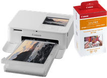 Canon SELPHY CP1500 Wit + Canon RP-108 Inkt Cassette/Papier Set 108 vel Pocket printer