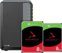 Synology DS224+ + Seagate IronWolf 8TB Duo Pack NAS