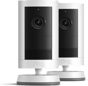 Ring Outdoor Cam Plus Battery Blanc Lot de 2 