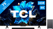 TCL 75" QLED P71K 4K (2025) + TCL S55H 2.1 Barre de Son Promotion : TV QLED TCL