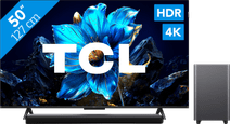 TCL 50" QLED P71K 4K (2025) + TCL S55H 2.1 Barre de Son TV de taille moyenne