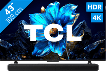 TCL 43" QLED P71K 4K (2025) + TCL S45H 2.0 Barre de Son TV avec Google TV