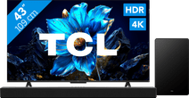 TCL 43" QLED P71K 4K (2025) + TCL Q65H TV QLED de taille moyenne
