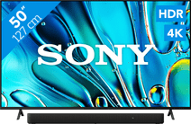 Sony Bravia 3 50" 4K Led (2025) + Sony HT-S2000 Noir TV HDR 4K