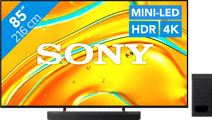 Sony Bravia 3 85" XR Mini-LED (2025) + Sony Bravia Theatre Bar 6 Noir TV avec Google TV