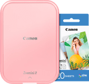 Canon Zoemini 2 Roze + 20 vellen fotopapier Pocket printer
