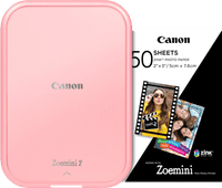 Canon Zoemini 2 Rose + 50 Feuilles de Papier Photo 