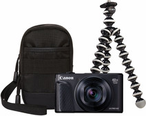 Canon PowerShot SX740HS Lite Travel Kit Black Camera with WiFi