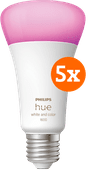 Philips Hue White and Color E27 1600lm 5-pack E27 White and Color