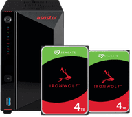 ASUSTOR AS5402T + Seagate IronWolf 8 To (2x 4 To) NAS