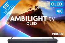 Philips Ambilight 55'' OLED760 4K (2025) + JBL Bar 300 M2 Noir TV Philips de taille moyenne