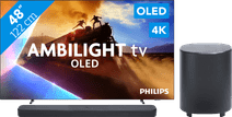 Philips Ambilight 48'' OLED760 4K (2025) + JBL Bar 500 M2 Noir TV Philips de taille moyenne