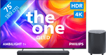 Philips Ambilight 75" PUS9000 QLED 4K (2025) + JBL Bar 500 M2 Noir TV 75 pouces