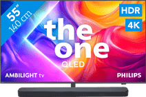 Philips Ambilight 55" PUS9000 QLED 4K (2025) + JBL Bar 300 M2 Noir TV Philips de taille moyenne
