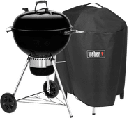 Weber Master Touch GBS E-5750 57 cm Zwart + Weber Premium Hoes 57 centimeter Weber Master Touch barbecue
