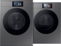 Samsung WF90F09C4S QuickDrive AI Home + Samsung DV90F09F4SU3 Bespoke Samsung washing machine and dryer set