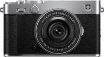 Fujifilm X-E5 Silver + 23mm f/2.8 Camera with a tiltable screen