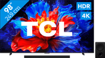 TCL 98" QLED P81K 4K (2025) + TCL Q65H TV gamer