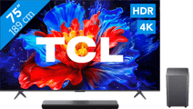 TCL 75" QLED P81K 4K (2025) + TCL S55H 2.1 Barre de Son TV HDR 4K