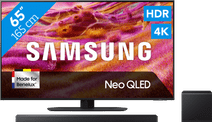 Samsung 65" Neo QLED QN90F 4K (2025) + Samsung HW-QS700F (2025) Télévision avec Q-Symphony