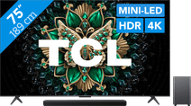 TCL 75" QD Mini-LED C61K 4K (2025) + TCL S55H 2.1 Barre de Son TV 75 pouces