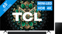 TCL 65" QD Mini-LED C61K 4K (2025) + TCL Q65H Pack télévision TCL QD mini-LED et barre de son