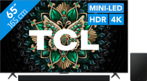 TCL 65" QD Mini-LED C61K 4K (2025) + TCL Q75H TV gamer
