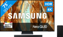 Samsung 75" Neo QLED QN73F 4K (2025) + Samsung HW-B750F (2025) QLED tv