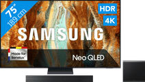 Samsung 75" Neo QLED QN73F 4K (2025) + Samsung HW-QS700F (2025) Mini-led tv
