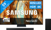 SSamsung 55" Neo QLED QN73F 4K (2025) + Samsung HW-B750F (2025) Mini-led tv