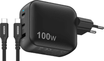 Sitecom 100 W GaN Power Delivery Support de Charge Mural + Sitecom Câble USB-C vers USB-C 2 m 