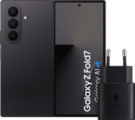 Samsung Galaxy Z Fold 7 256GB Zwart 5G + Samsung Oplader 25 Watt Zwart Vouwbare telefoon