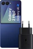Samsung Galaxy Z Flip 7 256GB Blue 5G + Samsung Charger 25W Black Samsung Galaxy Z Flip 7