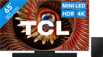 TCL 65" QD Mini-LED C81K 4K (2025) + TCL Q75H TV QLED 